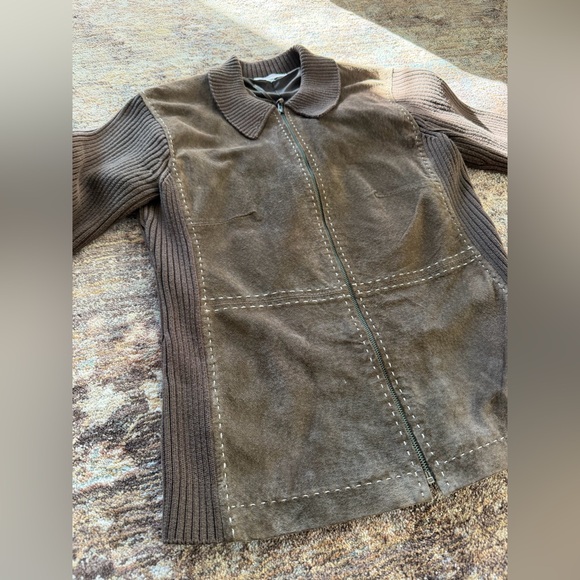 Vintage New Frontier Brown Suede Jacket - Picture 6 of 8